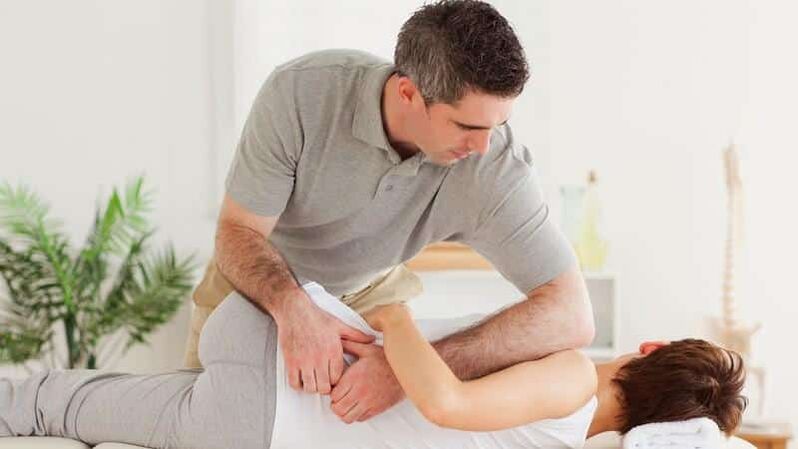Massage for treating pain in the crucible