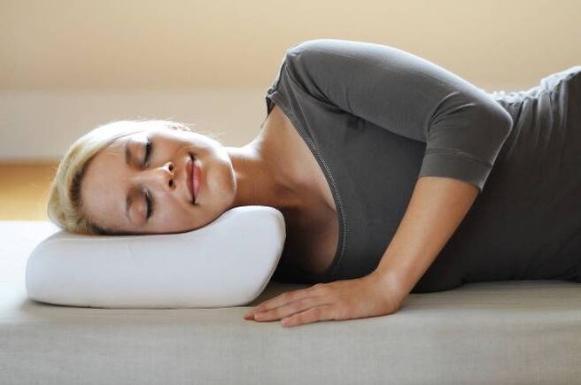 Sleep on orthopedic pillow as a prevention of cervical osteocondrosis